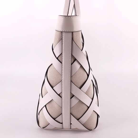 MICHAEL KORS NWT Sienna Large Tote bag handbag purse leather & canvas - Picture 12 of 12